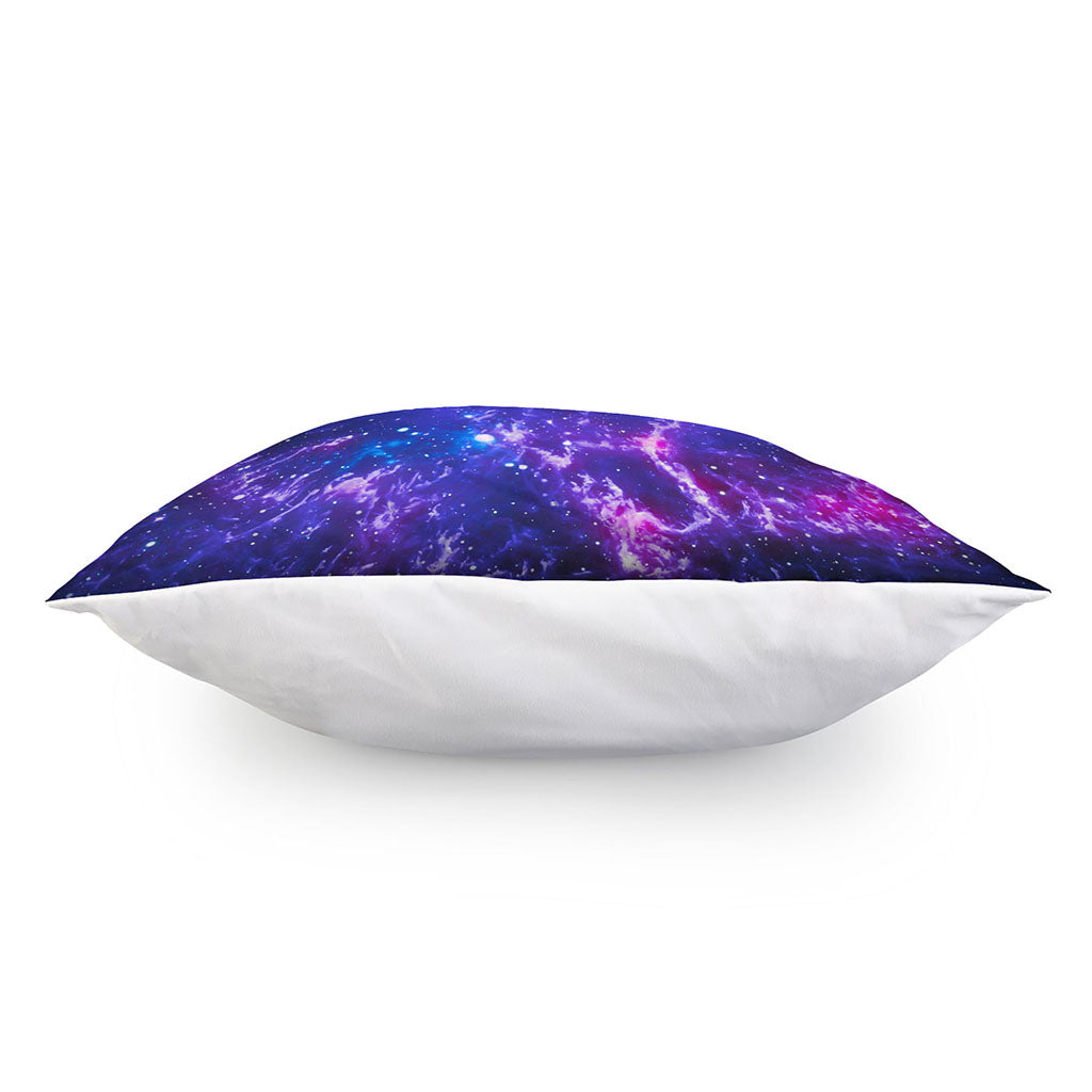 Dark Purple Universe Galaxy Space Print Pillow Cover