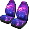Dark Purple Universe Galaxy Space Print Universal Fit Car Seat Covers