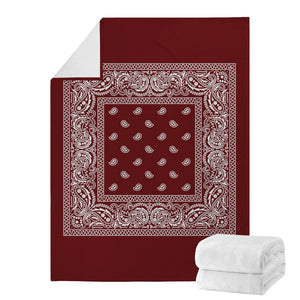 Red discount bandana blanket