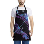 Dark Sagittarius Zodiac Sign Print Apron