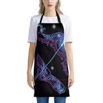 Dark Sagittarius Zodiac Sign Print Apron