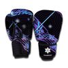 Dark Sagittarius Zodiac Sign Print Boxing Gloves