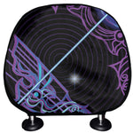 Dark Sagittarius Zodiac Sign Print Car Headrest Covers