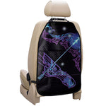Dark Sagittarius Zodiac Sign Print Car Seat Organizers
