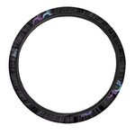 Dark Sagittarius Zodiac Sign Print Car Steering Wheel Cover