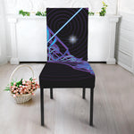 Dark Sagittarius Zodiac Sign Print Dining Chair Slipcover