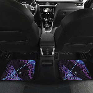 Dark Sagittarius Zodiac Sign Print Front and Back Car Floor Mats