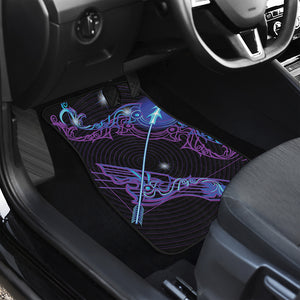 Dark Sagittarius Zodiac Sign Print Front Car Floor Mats