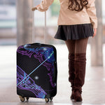 Dark Sagittarius Zodiac Sign Print Luggage Cover