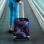 Dark Sagittarius Zodiac Sign Print Luggage Cover