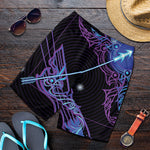 Dark Sagittarius Zodiac Sign Print Men's Shorts