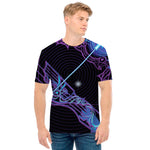 Dark Sagittarius Zodiac Sign Print Men's T-Shirt
