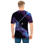 Dark Sagittarius Zodiac Sign Print Men's T-Shirt