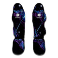 Dark Sagittarius Zodiac Sign Print Muay Thai Shin Guards