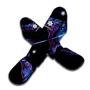 Dark Sagittarius Zodiac Sign Print Muay Thai Shin Guard