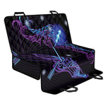 Dark Sagittarius Zodiac Sign Print Pet Car Back Seat Cover