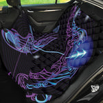 Dark Sagittarius Zodiac Sign Print Pet Car Back Seat Cover