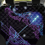 Dark Sagittarius Zodiac Sign Print Pet Car Back Seat Cover