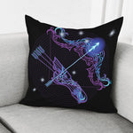 Dark Sagittarius Zodiac Sign Print Pillow Cover