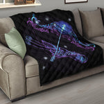 Dark Sagittarius Zodiac Sign Print Quilt