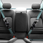 Dark Samurai Warrior Print Car Seat Belt Covers