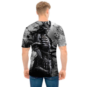 Dark Samurai Warrior Print Men's T-Shirt