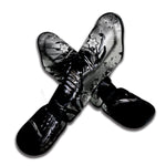 Dark Samurai Warrior Print Muay Thai Shin Guard