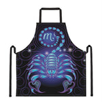 Dark Scorpio Zodiac Sign Print Apron