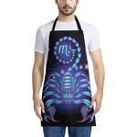 Dark Scorpio Zodiac Sign Print Apron