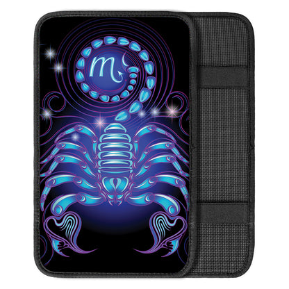 Dark Scorpio Zodiac Sign Print Car Center Console Cover