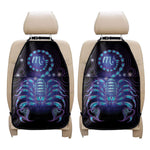 Dark Scorpio Zodiac Sign Print Car Seat Organizers