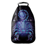 Dark Scorpio Zodiac Sign Print Car Seat Organizers