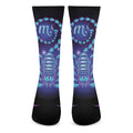 Dark Scorpio Zodiac Sign Print Crew Socks