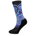 Dark Scorpio Zodiac Sign Print Crew Socks