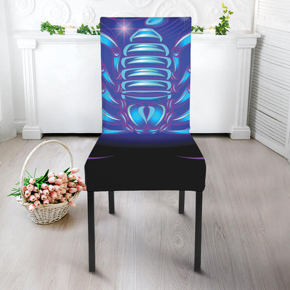 Dark Scorpio Zodiac Sign Print Dining Chair Slipcover