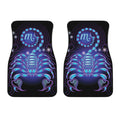 Dark Scorpio Zodiac Sign Print Front Car Floor Mats