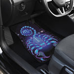 Dark Scorpio Zodiac Sign Print Front Car Floor Mats