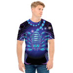 Dark Scorpio Zodiac Sign Print Men's T-Shirt