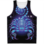 Dark Scorpio Zodiac Sign Print Men's Tank Top