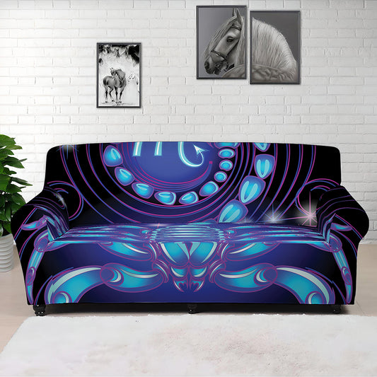 Dark Scorpio Zodiac Sign Print Sofa Cover