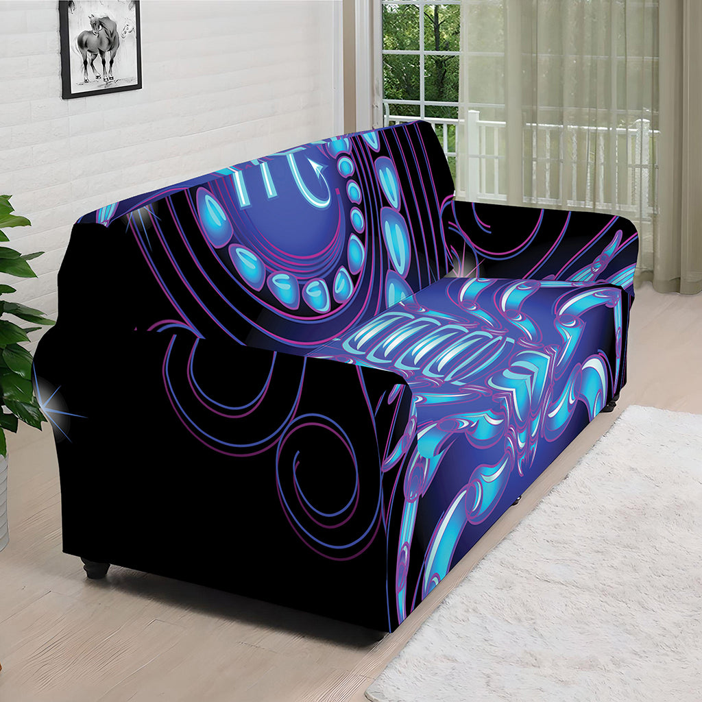 Dark Scorpio Zodiac Sign Print Sofa Cover