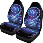 Dark Scorpio Zodiac Sign Print Universal Fit Car Seat Covers
