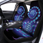 Dark Scorpio Zodiac Sign Print Universal Fit Car Seat Covers