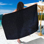 Dark Space Print Beach Sarong Wrap