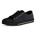 Dark Space Print Black Low Top Shoes