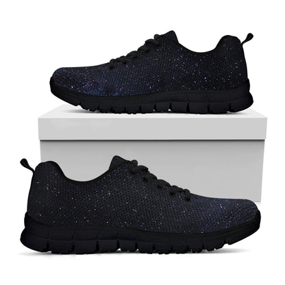 Dark Space Print Black Sneakers