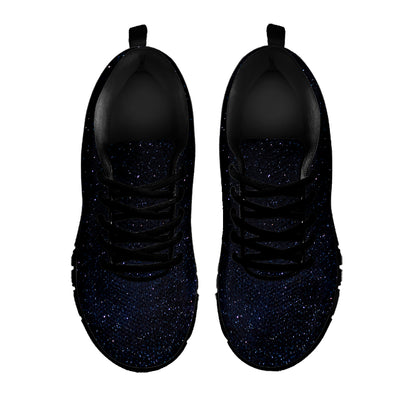 Dark Space Print Black Sneakers