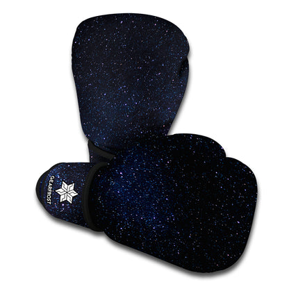 Dark Space Print Boxing Gloves
