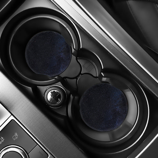 Dark Space Print Car Coasters