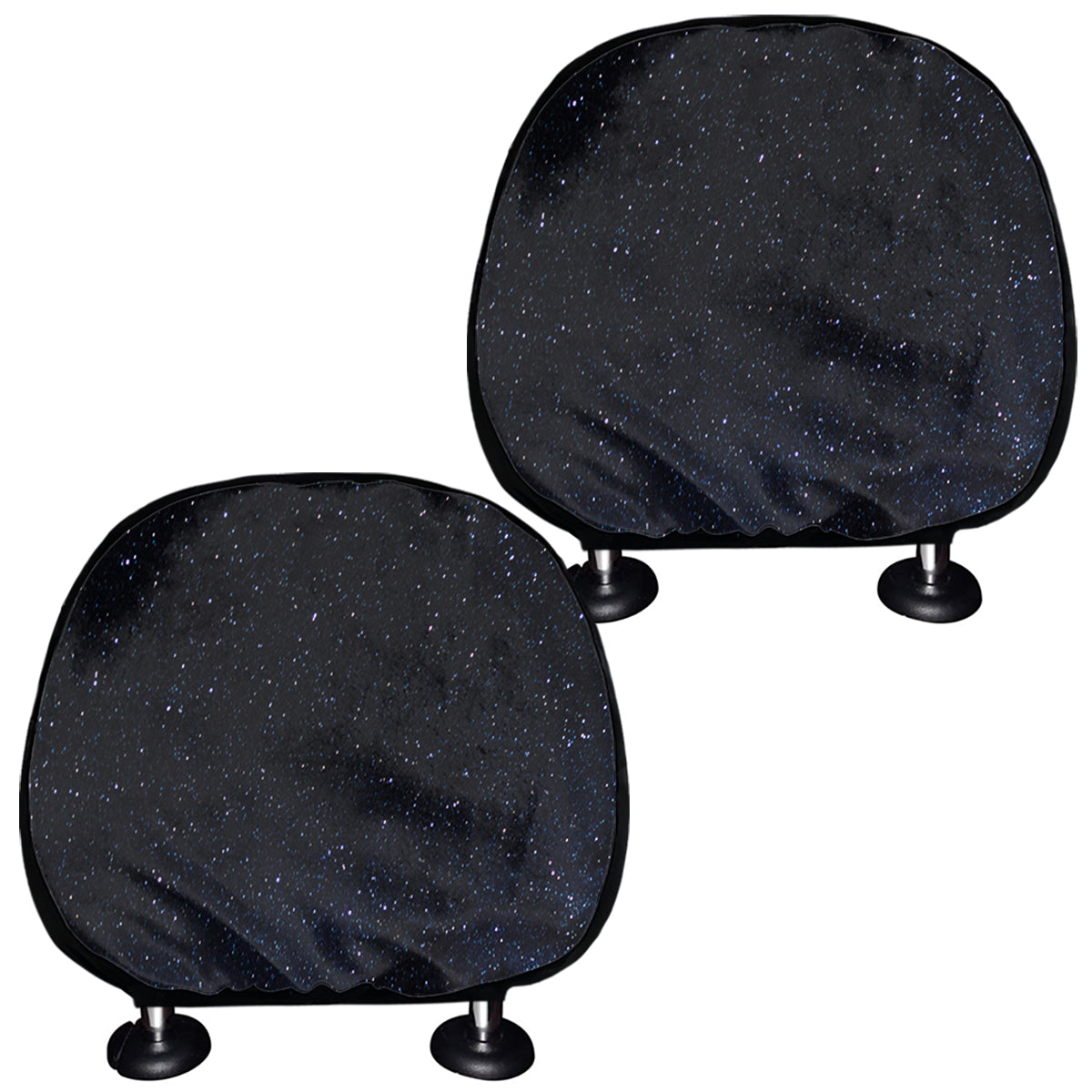 Dark Space Print Car Headrest Covers